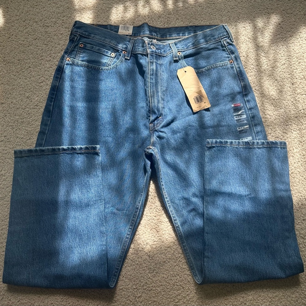 Men’s Levi's 550 Relaxed Fit Blue Jeans 38 x 30 NEW NWT LEVI STRAUSS